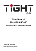 TiGHT AV EDU-H201AUC-KIT User Manual preview