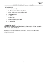 Preview for 6 page of TiGHT AV MSW-H412AC-DS User Manual