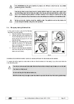 Preview for 51 page of TIGIEFFE Airo V Series Use And Maintenance Manual