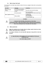 Preview for 72 page of TIGIEFFE Airo V Series Use And Maintenance Manual