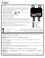 Tigo TS4-A-F Installation & Quick Start Manual preview
