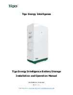 Preview for 1 page of Tigo TSB-10-US Installation And Operation Manual