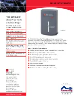 Предварительный просмотр 1 страницы TII network technologies HNX-ET Specifications