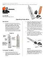 Preview for 1 page of Tii technologies NCVD Operating Instructions