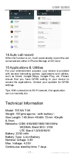 Preview for 15 page of Tiitan WOW T54 User Manual