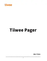 Preview for 7 page of Tiiwee Pager Manual