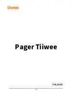 Preview for 13 page of Tiiwee Pager Manual