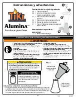 Preview for 5 page of tiki Alumina Instructions And Warnings