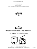 Preview for 1 page of tiki Fire Pit 4000977 Instruction And Use Manual