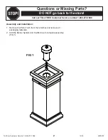 Предварительный просмотр 2 страницы tiki Patio Torch Instructions