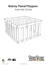 TikkTokk Nanny Panel Playpen Assembly Manual предпросмотр