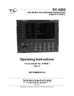 Предварительный просмотр 1 страницы TIL RC-9000 Operating Instructions Manual