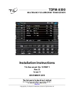 TIL TDFM-9300 Installation Instructions Manual preview