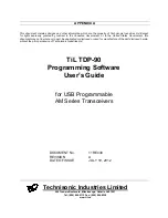 Предварительный просмотр 39 страницы TIL TST-4100 92-SC Installation And Operating Instructions Manual