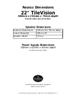 Предварительный просмотр 72 страницы TileVision 22" black finish User Manual