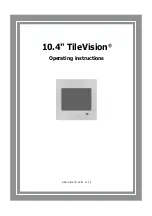 Предварительный просмотр 1 страницы TileVision TV/104/FR2 Operating Instructions Manual