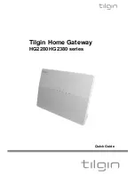 Preview for 1 page of tilgin HG2280 series Quick Manual