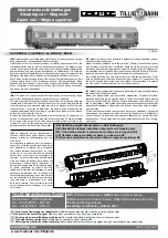 Предварительный просмотр 1 страницы TILLIG BAHN Sleeping car Manual