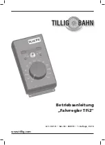 TILLIG BAHN TFi2 Operating Instructions Manual предпросмотр