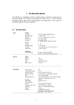 Preview for 4 page of TILLQUIST LQT400 User Manual