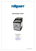 Preview for 1 page of TILLQUIST LQT40F User Manual