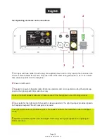 Предварительный просмотр 10 страницы Tilman Ritter Camplifier 90 User Manual