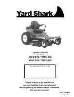 Tilton Yard Shark YSH2051Z Operator'S Manual preview