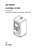 Tim Sistem CAROBNA HYDRO Owner'S Manual preview