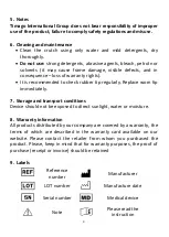 Предварительный просмотр 3 страницы Timago JMC-C 2005 Instructions For Use