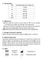 Предварительный просмотр 3 страницы Timago TGO-R WSLK-R 704 Instructions For Use