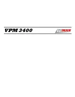 Preview for 5 page of Timan VPM-3400 Operator'S Manual