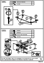 Предварительный просмотр 8 страницы TIMBER ART DESIGN BR 888284M Assembly Instructions Manual