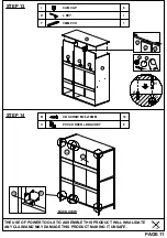 Предварительный просмотр 11 страницы TIMBER ART DESIGN BR 990012 Assembly Instructions Manual