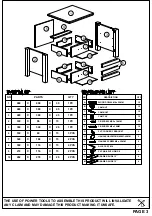 Предварительный просмотр 3 страницы TIMBER ART DESIGN BR 990173 Assembly Instructions Manual