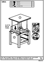 Предварительный просмотр 8 страницы TIMBER ART DESIGN BR 990173 Assembly Instructions Manual