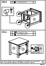 Предварительный просмотр 9 страницы TIMBER ART DESIGN BR 990173 Assembly Instructions Manual