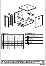 Предварительный просмотр 3 страницы TIMBER ART DESIGN BR 990198 Assembly Instructions Manual