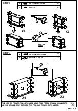 Предварительный просмотр 6 страницы TIMBER ART DESIGN BR990196 Assembly Instructions Manual