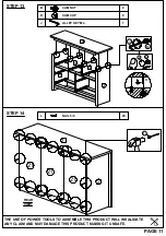 Предварительный просмотр 11 страницы TIMBER ART DESIGN BR990196 Assembly Instructions Manual