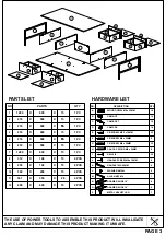 Предварительный просмотр 3 страницы TIMBER ART DESIGN CF 920006 Assembly Instructions Manual