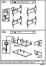 Предварительный просмотр 4 страницы TIMBER ART DESIGN CF 920006 Assembly Instructions Manual