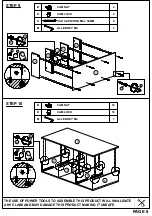 Предварительный просмотр 8 страницы TIMBER ART DESIGN CF 920006 Assembly Instructions Manual