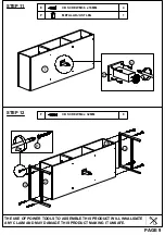 Предварительный просмотр 9 страницы TIMBER ART DESIGN CF 920006 Assembly Instructions Manual