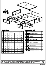 Предварительный просмотр 3 страницы TIMBER ART DESIGN CF 920019S Assembly Instructions Manual