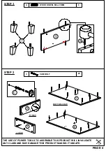 Предварительный просмотр 4 страницы TIMBER ART DESIGN CF 920019S Assembly Instructions Manual