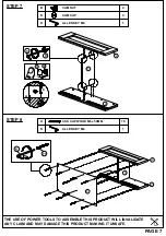 Предварительный просмотр 7 страницы TIMBER ART DESIGN CF 920026 Assembly Instructions Manual