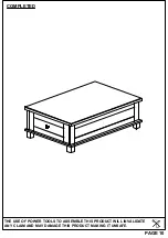 Предварительный просмотр 10 страницы TIMBER ART DESIGN CF 920026 Assembly Instructions Manual