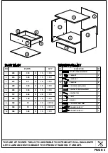 Предварительный просмотр 3 страницы TIMBER ART DESIGN FHF 013C Assembly Instructions Manual