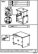 Предварительный просмотр 8 страницы TIMBER ART DESIGN FHF 013C Assembly Instructions Manual