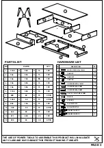 Предварительный просмотр 3 страницы TIMBER ART DESIGN S 1005 Assembly Instructions Manual